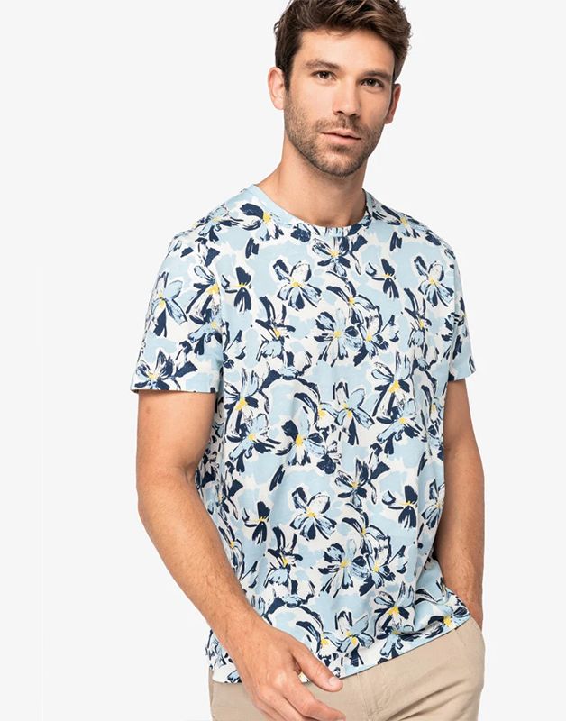 T-shirt imprimé tropical