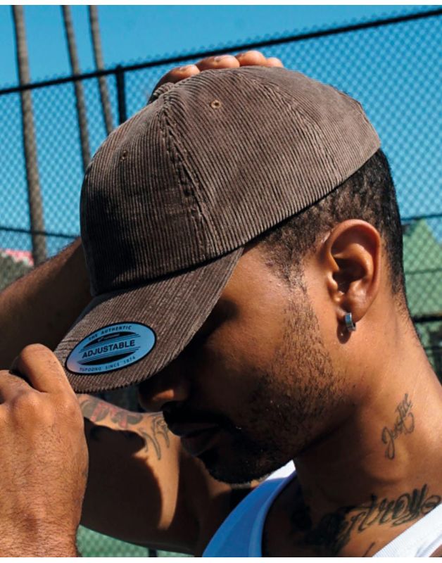 Casquette velours côtelé