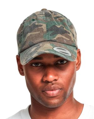 Casquette délavée camouflage