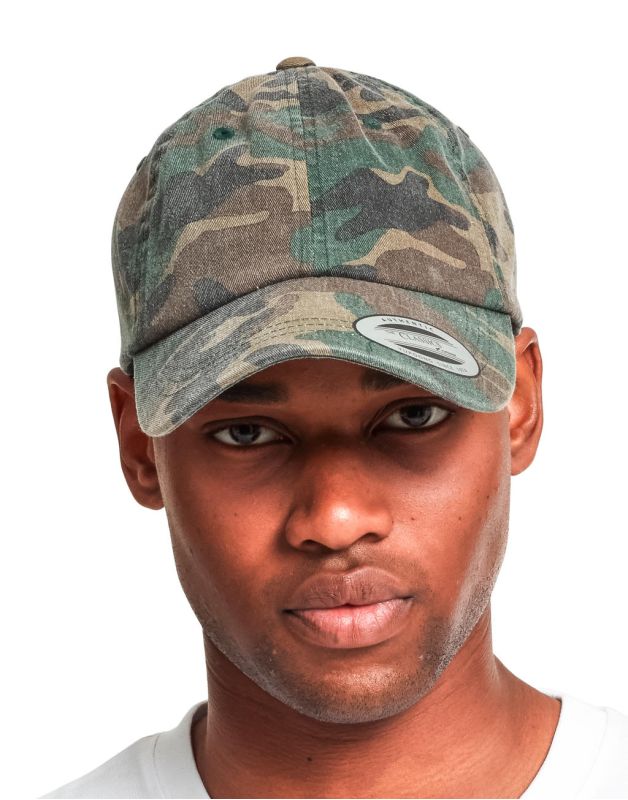 Casquette délavée camouflage