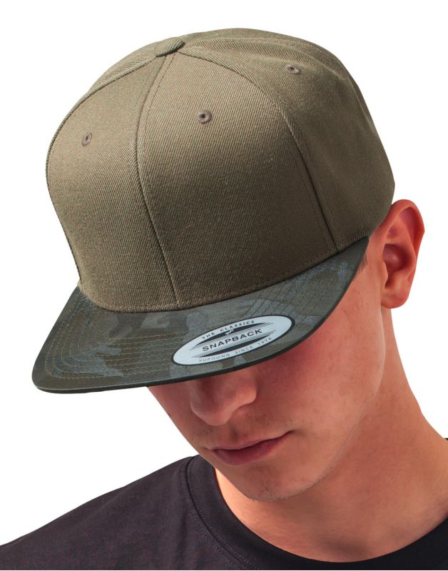 Casquette visière camouflage