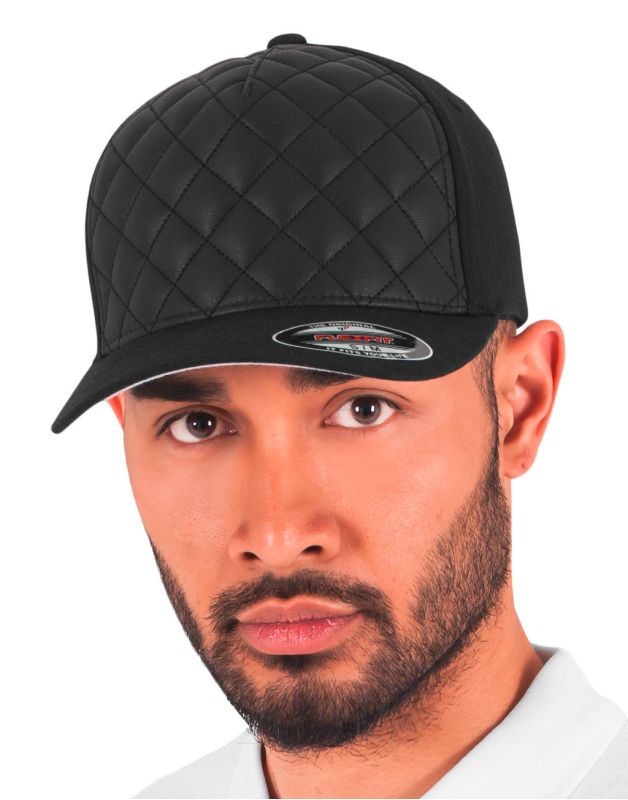 Casquette matelassé diamant 