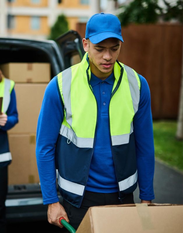 GILET PRO HI-VIS ZIPPÉ
