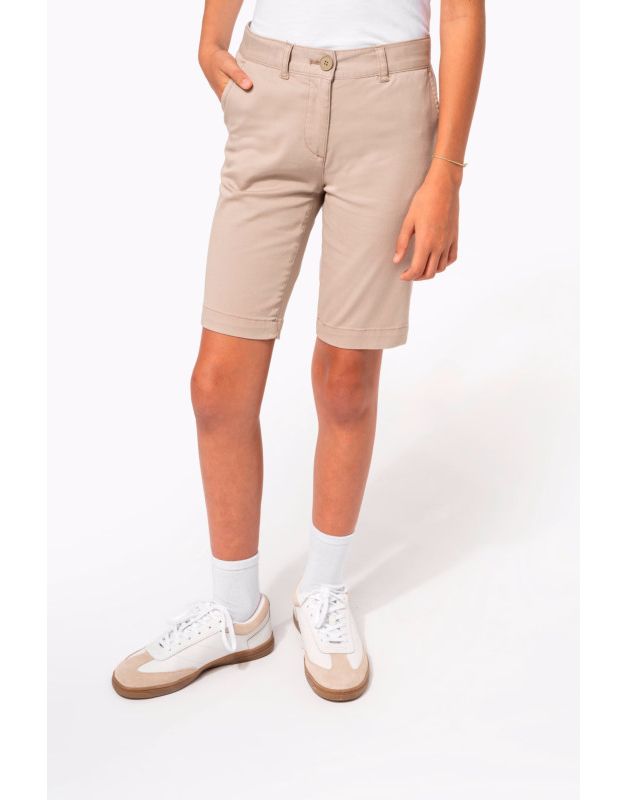 BERMUDA CHINO FILLE