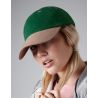 CASQUETTE PROFIL BAS EN COTON BROSSÉ
