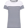 White / Navy Stripes
