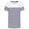 White / Navy Stripes