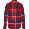 Red / Navy checked