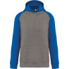 Grey heather/Sporty royal blue