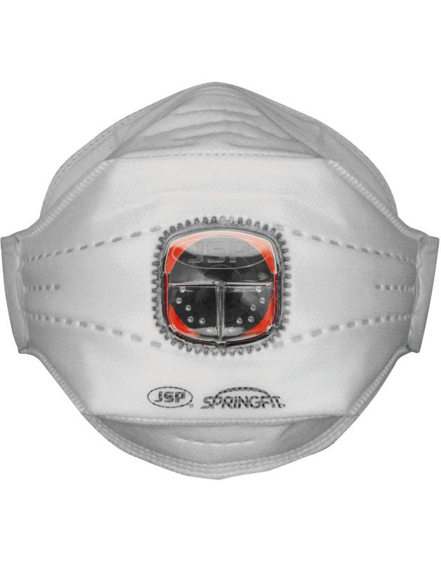 MASQUE JETABLE TROIS PLIS SPRINGFIT™ FFP3V (435) AVEC VALVE TYPHOON