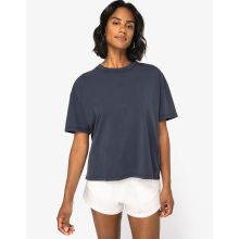 T-SHIRT ÉCORESPONSABLE OVERSIZE DÉLAVÉ FEMME
