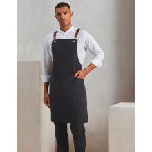 TABLIER BAVETTE À BRETELLES CROISÉES DANS LE DOS CLIP 'N' CLASP