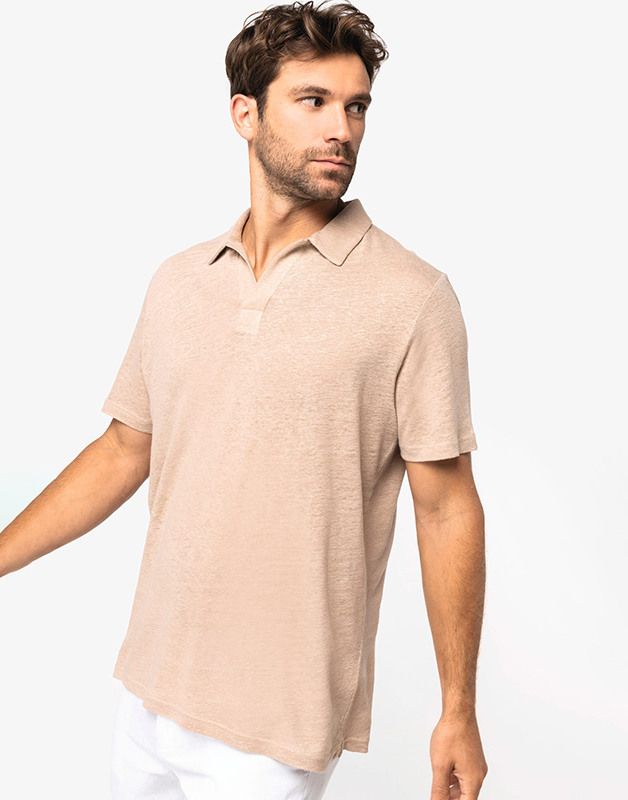 POLO EN LIN HOMME