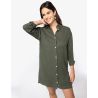 ROBE CHEMISE EN LIN FEMME