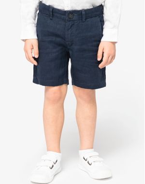 BERMUDA EN LIN ENFANT