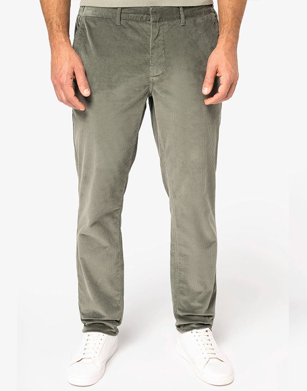 PANTALON ÉCORESPONSABLE EN VELOURS CÔTELÉ HOMME