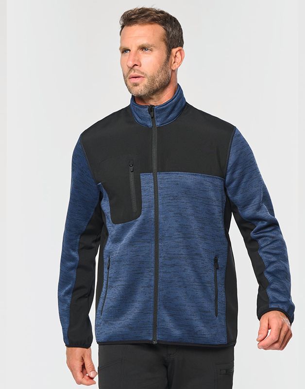 VESTE RECYCLÉE EN POLYTRICOT HOMME