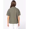 CHEMISE ÉCORESPONSABLE OVERSIZE EN LYOCELL FEMME