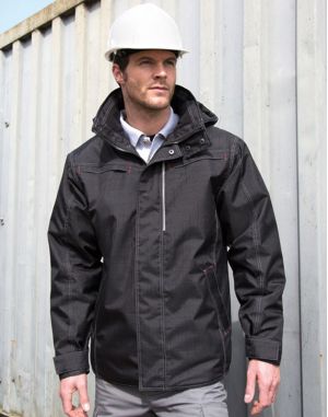 PARKA ROBUSTE "EFFET DENIM"