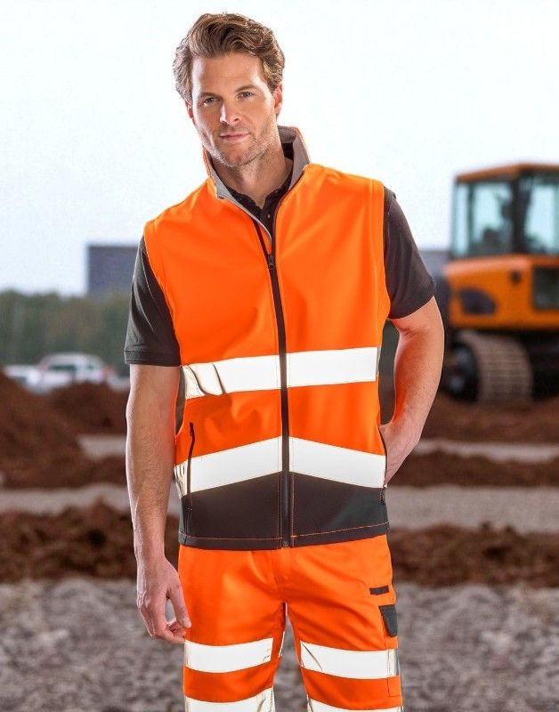 GILET SOFTSHELL HIGH VIZ