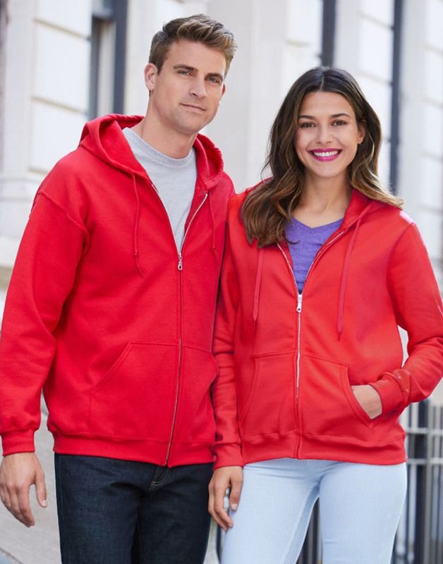 SWEAT ZIPPÉ GILDAN 18600
