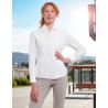 CHEMISE EN POPELINE CLASSIQUE MANCHES LONGUES FEMME