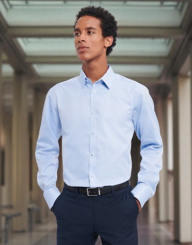 CHEMISE À CHEVRONS CINTRÉE HOMME