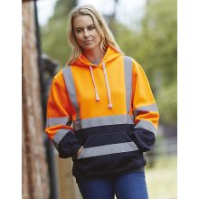 SWEATSHIRT CAPUCHE HAUTE VISIBILITÉ