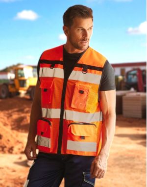 GILET HAUTE VISIBILITÉ RIPSTOP