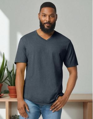 TEE-SHIRT COL V ADULTE SOFTSTYLE