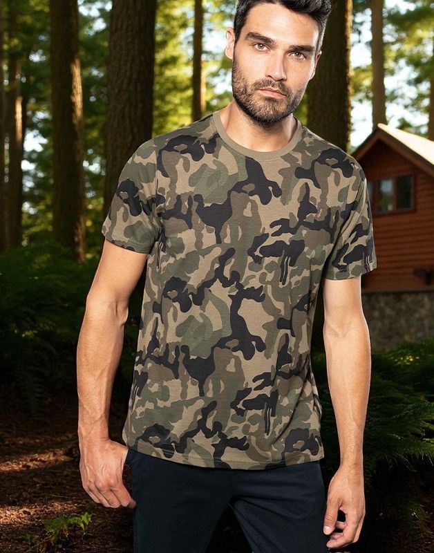 TEE-SHIRT 100% COTON CAMO