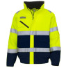 Hi Vis Yellow Navy