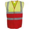 Hi Vis Yellow Red
