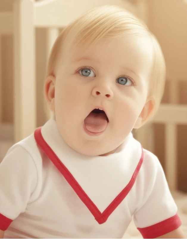 BANDANA BÉBÉ BOUTONS-PRESSIONBZ23BabyBugz