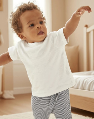 TEE-SHIRT BÉBÉ PRESSION À L'ÉPAULE  BZ02BabyBugz