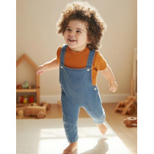 SALOPETTE EN JEAN COTON BIO BÉBÉBZ56BabyBugz