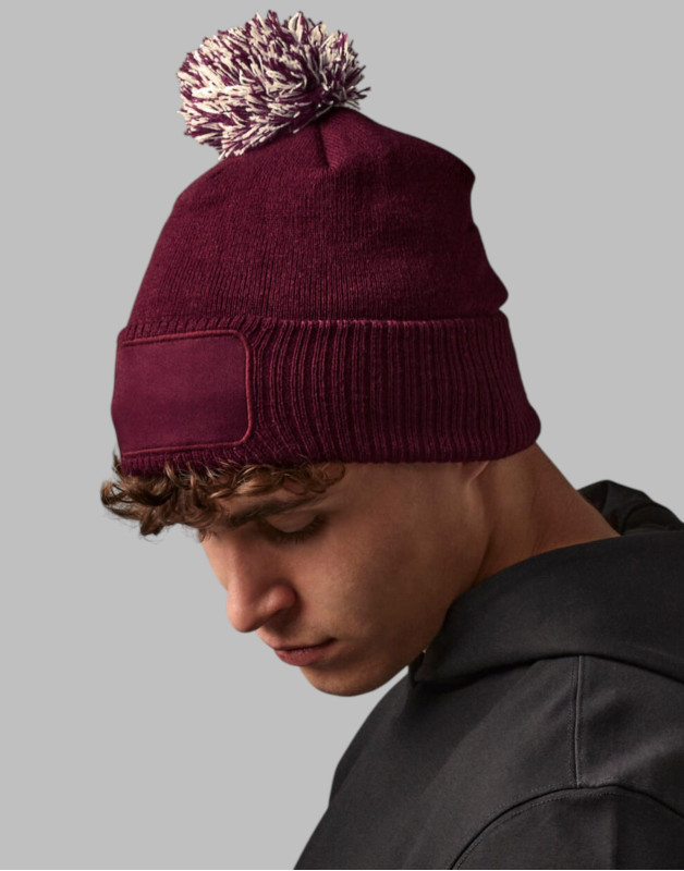 BONNET À PATCH IMPRIMABLE SNOWSTARB443Beechfield