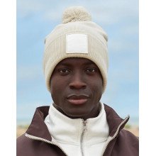 BONNET POMPON AVEC PATCH APPLIQUÉB338RBeechfield