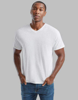 TEE-SHIRT ORIGINAL À COL EN V  61-426-0Fruit of the Loom