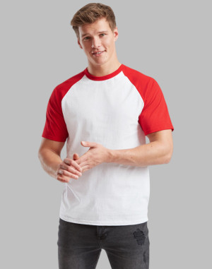 TEE-SHIRT BASEBALL  61-026-0Fruit of the Loom