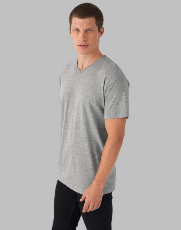 TEE-SHIRT COL-V EXACT  TU006B&C