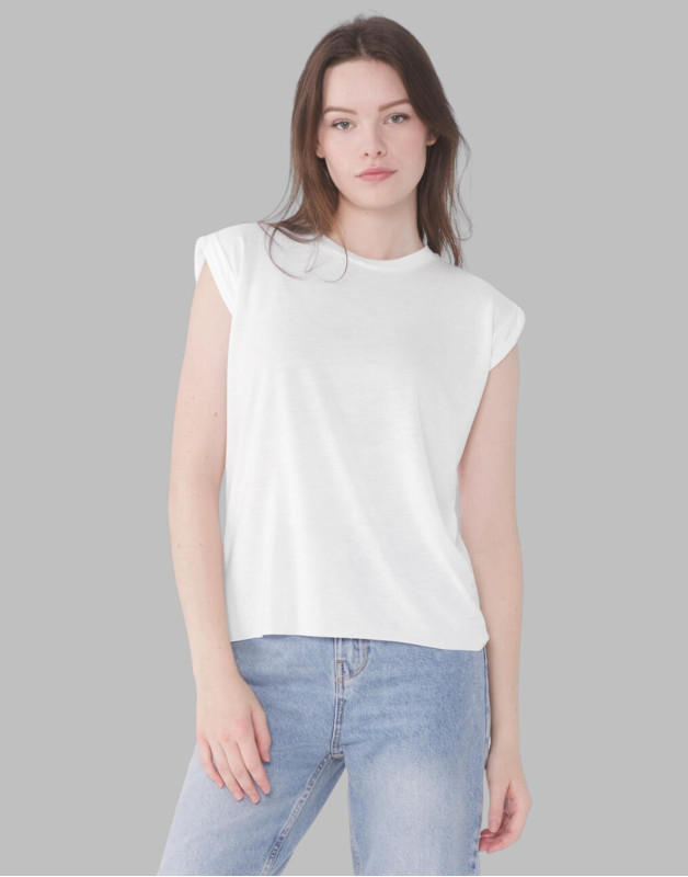 TEE-SHIRT REVERS ROULÉ FEMME8804Bella + Canvas