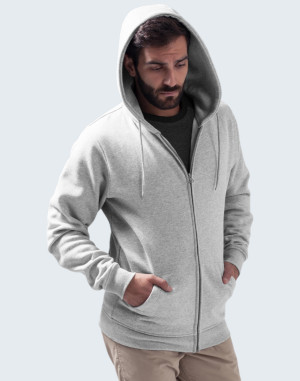 HOODY À ZIP LOURD   BY012Build Your Brand