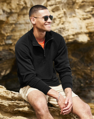 SWEAT CLASSIQUE À COL ZIPPÉ  62-114-0Fruit of the Loom