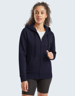 SWEAT À CAPUCHE PREMIUM FEMME  62-118-0Fruit of the Loom