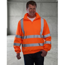 SWEAT HAUTE VISIBILITÉ 1/4 ZIPHVK06Yoko