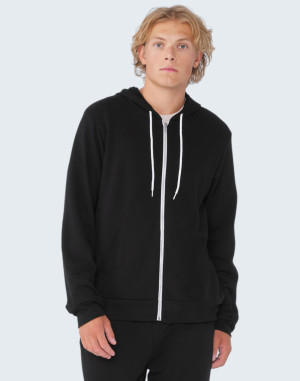 SWEAT CAPUCHE FERMETURE ÉCLAIR  3739Bella + Canvas