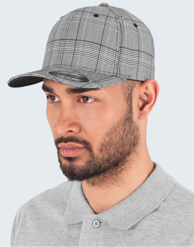 CASQUETTE FLEXFIT GLEN CHECK6196Flexfit