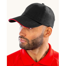 CASQUETTE BROSSÉ VISIÈRE SANDWICHRC050XResult headwear