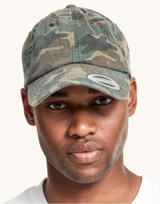 CASQUETTE DÉLAVÉE CAMOUFLAGE6245CWFlexfit